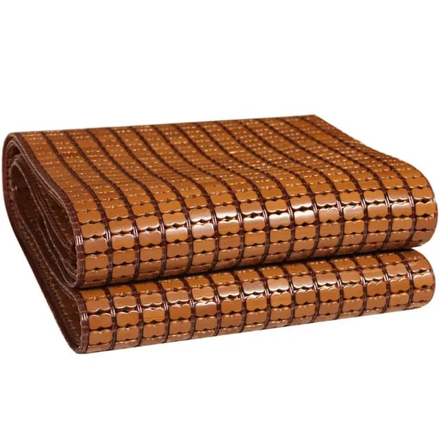 Natural Colchoneta para Bamboo Colchón,Colchoneta de Verano Plegable,Estera de Dormir de Bambú Mahjong,Esterilla de Bambú de Hielo,para Sala de Estar,Sofá,Cama (70x190cm(28x75in))