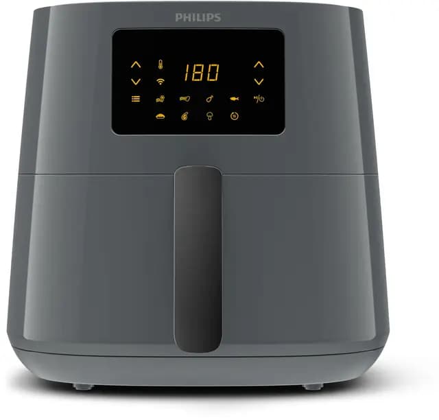 Philips Airfryer Essential XL Digital HD9280/60, freidora libre de aceite, 1.2 kg, tecnolog�a de aire r�pido, 7 preajustes, gris
