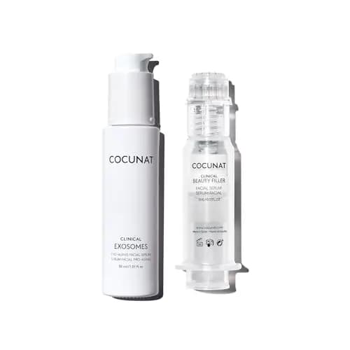 COCUNAT - CLINICAL BEAUTY FILLER + CLINICAL EXOSOMES - Dúo Lifting Antiarrugas - Estimula Colágeno - Redefine tu óvalo facial - Combate el descolgamiento