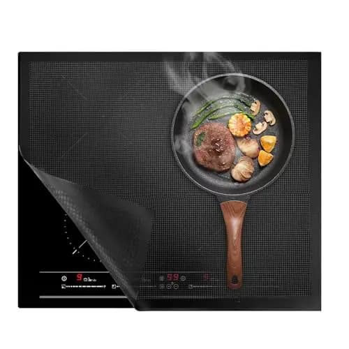 60x52cm Alfombrilla Protectora para Cocina de Inducción Protector Placa Induccion Protector de Placa de Induccion Magnética Estufa de Inducción Esterilla de Silicona