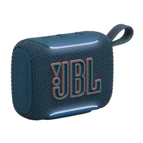 JBL GO 5 Altavoz Bluetooth ultraportátil con Sonido Big JBL Pro y Graves Fuertes, emparejamiento AirTouch, diseño Impermeable y Tiempo de reproducción de 10 Horas, Color Azul