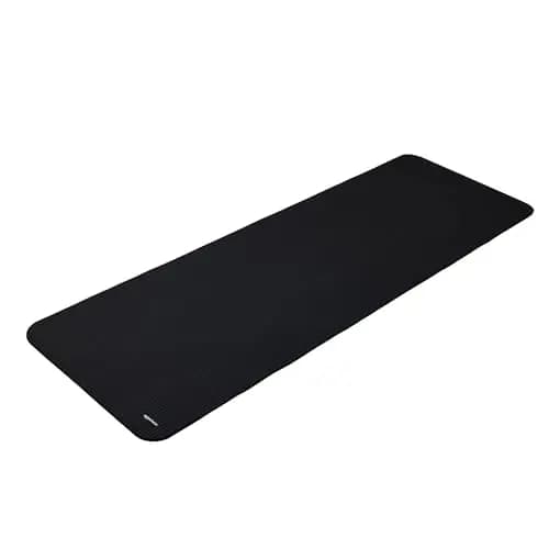 Amazon Basics Esterilla de yoga, antideslizante, extragruesa, colchoneta para ejercicios de pilates, 183 x 61 x 1 cm, Negro