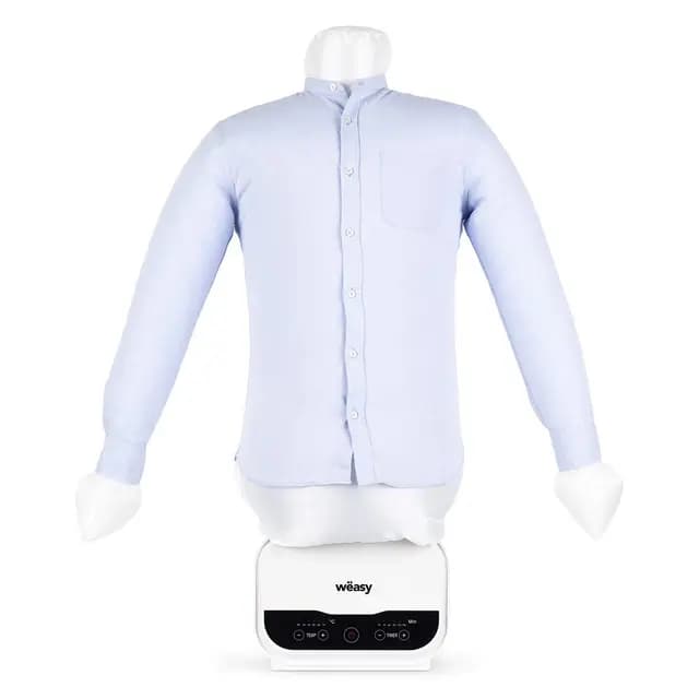 Weäsy IRO320 Maniquí de Planchado y Secado Automático Magic Pressing Para Camisas, Plancha A Vapor, 1200W, Hasta 130ºC, Planchado Perfecto, Blanco