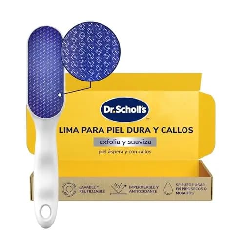 Scholl Lima Manual Nano Cristal Para Pies - Exclusivo Amazon - Elimina durezas y callosidades - Lavable y reutilizable - 1 unidad
