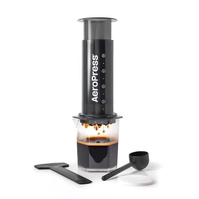 AeroPress Original XL prensa de café, prensa francesa grande multifuncional, cafetera manual estilo espresso y vertido, preparación en 2 minutos, cafetera portátil para viaje y campamento