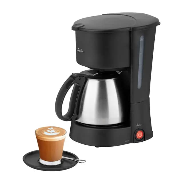 JATA JECA5503 - Cafetera de Goteo 2-8 Tazas con Jarra Inoxidable 650 ml, Filtro Permanente Lavable, Sistema Antigoteo, Depósito de Agua Graduado, Desconexión Automática, 650 W