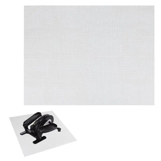NICENEEDED Alfombrilla Antideslizante Máquina de Ejercicios de Piernas Ellipse, Esterilla para Equipo de Ejercicio Adecuada para Pedaleadores Elípticos Debajo del Escritorio