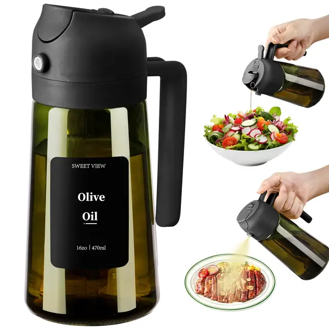 sweet view olive green aceitera 470ml