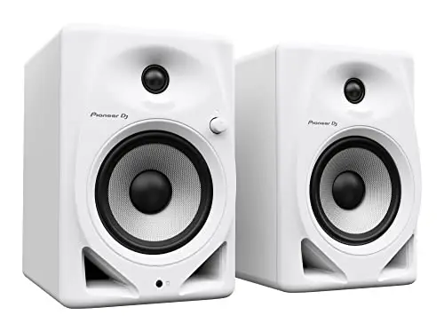 Pioneer DJ DM-50D Monitor de escritorio de 5" (blanco)