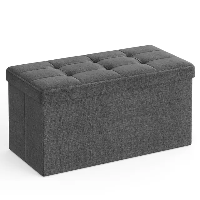 songmics puff almacenaje plegable 76cm