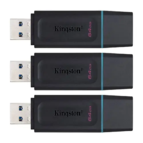 Kingston Unidad flash DataTraveler Exodia de 64 GB - DTX/64 GB (paquete de 3)