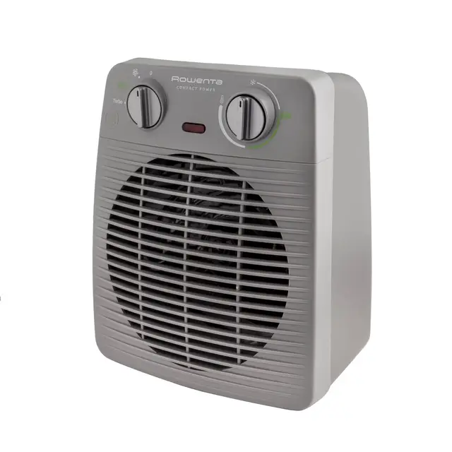 Rowenta Compact Power, mini radiador, calefactor de hasta 2000W, modo eco, temperatura y potencia ajustables, diseño compacto, modo ventilador, uso seguro, SO2212F0