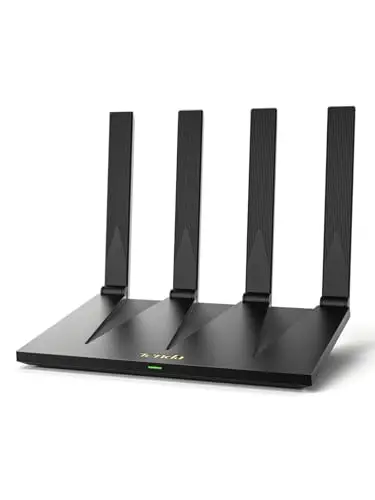 Router WiFi 6 Tenda AX12 Pro AX3000 de Doble Banda Gigabit, 5 GHz: 2402 Mbps + 2,4 GHz: 574 Mbps, 4 Puertos Gigabit, EasyMesh, Control Parental, MU-MIMO, OFDMA, VPN, Beamforming, NFC