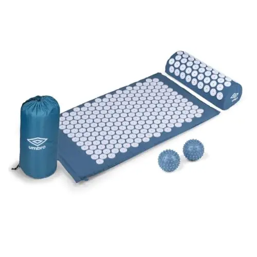 Umbro Esterilla de Acupresión con Almohada 42×71 cm Azul