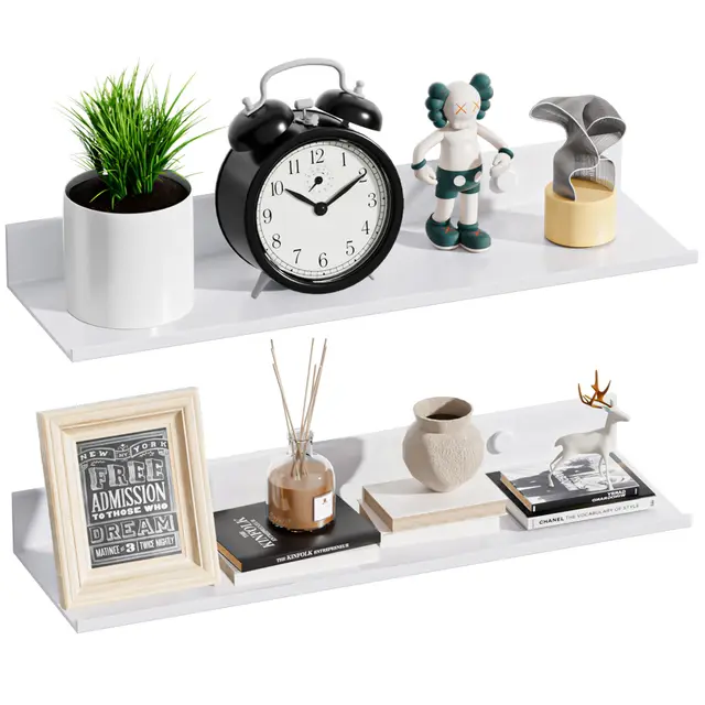 wisfame estante flotante pared metal