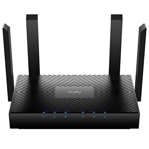 Cudy Router Wi-Fi 6 de Doble Banda AX3000, 802.11ax, 160 MHz, MU-MIMO, OFDMA, WireGuard, OpenVPN, WPA3, WR3000
