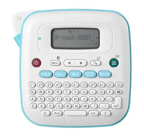 Brother PTN25BT Rotuladora electrónica de sobremesa para el hogar y la Oficina, Pantalla con Vista previa, Bluetooth