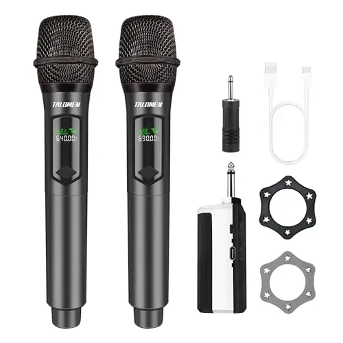 talomen 2.4g dual mic kit