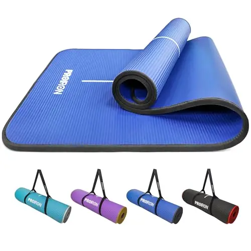 PROIRON Esterilla Yoga Gruesa 10/15mm, Antideslizante Colchoneta Deporte Fitness, Yoga Mat para Pilates Ejercicios Fitness Gimnasia Estiramientos