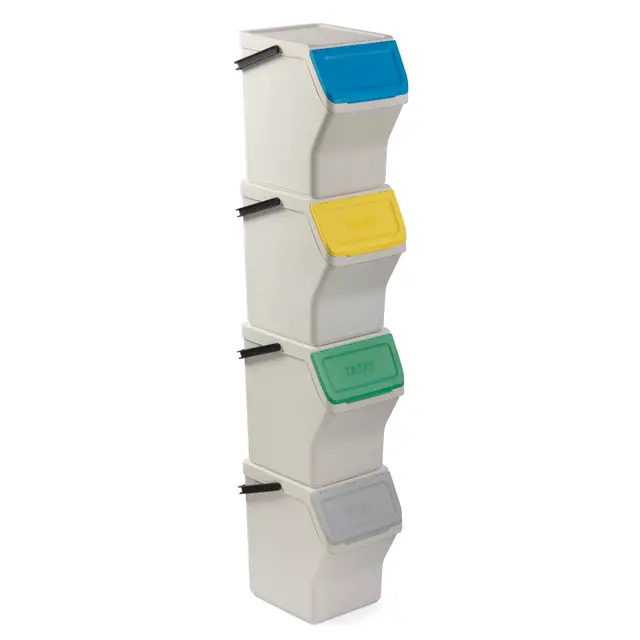 tatay easy waste set 4 cubos reciclaje