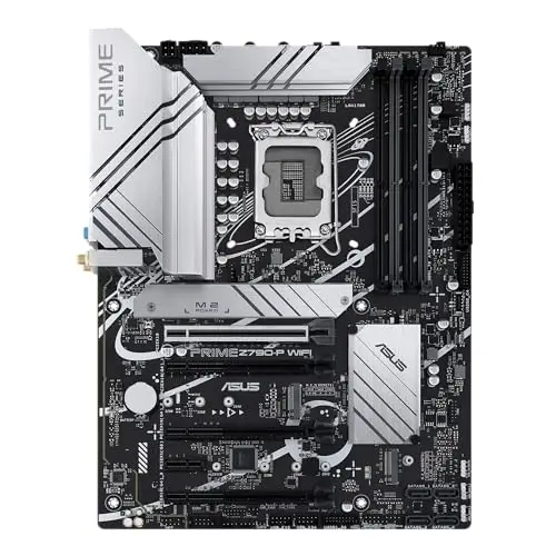 ASUS Prime Z790-P WiFi - Placa Base Intel LGA 1700 ATX (PCIe 5.0, Tres M.2, VRM de 14+1 Fases, DDR5, WiFi 6, LAN de 2,5 GB, USB 3.2 Gen 2x2 Tipo C, USB 3.2 Gen 2 Tipo C, Thunderbolt 4, Aura Sync)