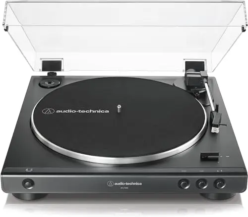 Audio-Technica LP60XBK Giradiscos Automático Estéreo de Tracción por Correa Negro