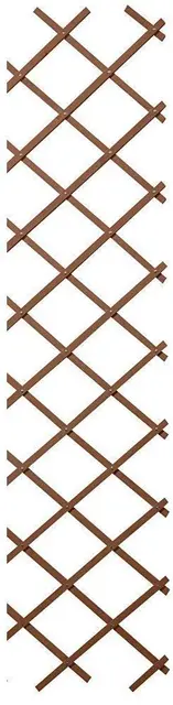 Soporto 1,8 x 0,3 m/6 x 30,48 cm remachado Garden metal works - marrón