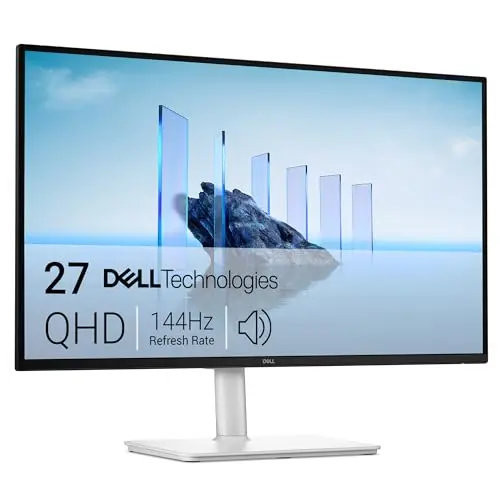 DELL 27 Plus USB-C Monitor - S2725DC, QHD (2560x1440), 144Hz, IPS, 1ms MPRT, AMD FreeSync, 99% sRGB, Ajuste de Altura, Altavoces Integrados, 2 USB-C, DisplayPort, HDMI, 2 USB-A, 3 Años de Garantía