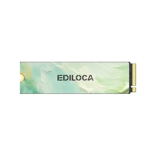 Ediloca 2TB NVMe M.2 SSD PCIe Gen 3x4, Up to 3500MB/s Read, M.2 2280 Internal Solid State Drive, Dynamic SLC Cache, Compatible with PC, Desktop and Laptops(EN680E)