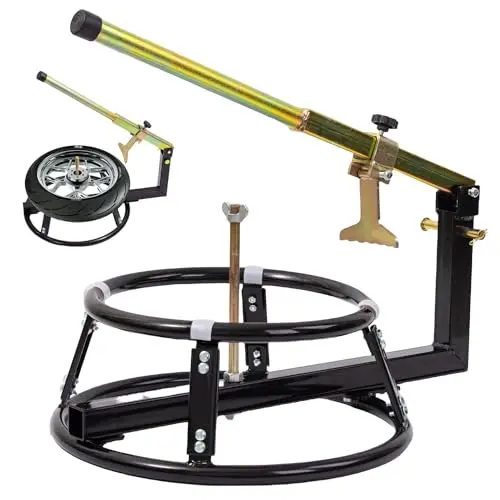 TOPWAY-Cambiador de neumáticos de Motocicleta, rompedor de Cuentas para Ruedas de 16 "-21", Soporte de Cambio de neumáticos de Motocicleta, Soporte de Cambio de Moto de Cross