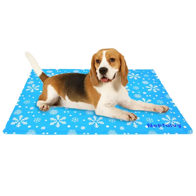 Nepfaivy Cama Fria y Alfombra Fresca para Perros y Gatos, 65x50cm