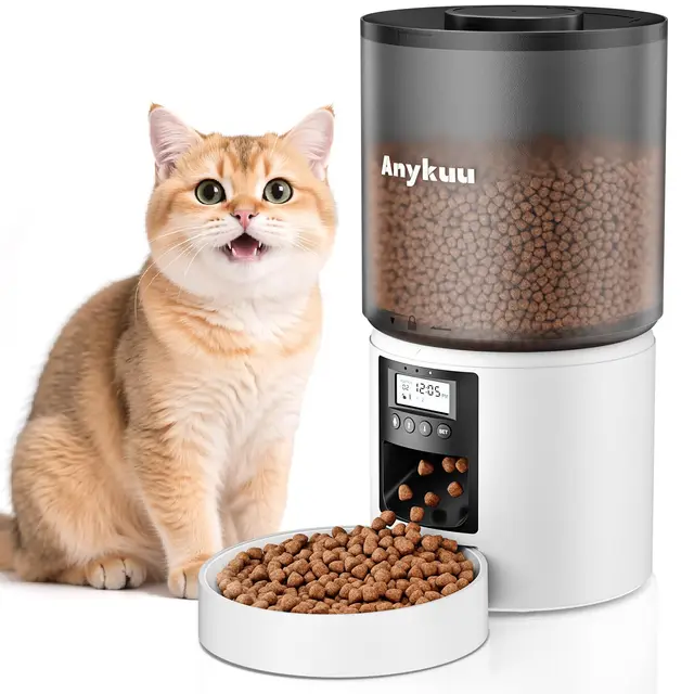anykuu 3725 comedero automático gato 4l