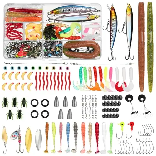 vicloon 123 piezas kit señuelos