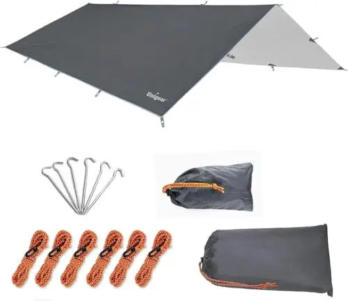 unigear tarp impermeable 3x3 a 4x4m