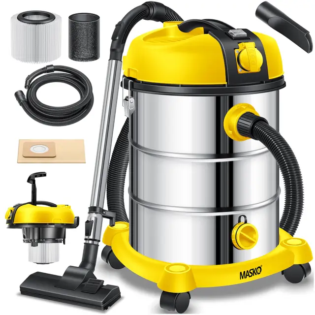 masko aspiradora industrial 2300w 30l