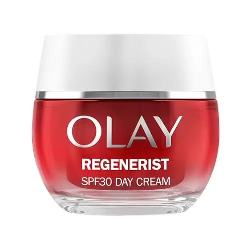 Olay Regenerist Day Face Cream SPF 30 - Crema facial antiarrugas para mujeres con protector solar, niacinamida y péptidos para reafirmar, hidratar y renovar la piel, crema facial no grasosa, 50 ml