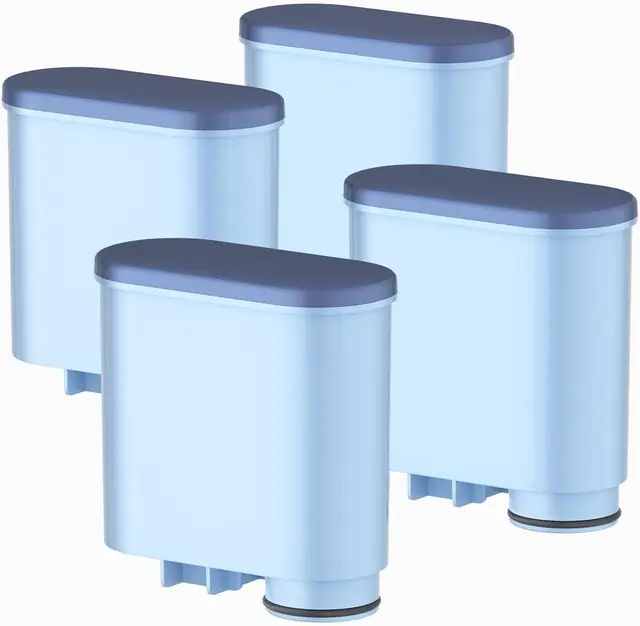 Filswa Filtro de agua para cafetera, repuesto compatible con Philips 3100, Philips 4000, 5000, Saeco AquaClean CA6707 CA6903/00 CA6903/01 CA6903, filtro de cal Aqua Clean (4 unidades)