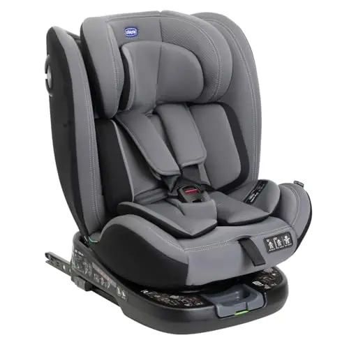 Chicco Unico Evo I-Size Silla de Auto, 0 a 36 Kg, Homologada ECE R129/03, Isofix Giratoria a 360° y Reclinable, Grupo 0/1/2/3 de 0 a 12 Años