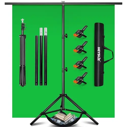 heysliy kit croma verde 2x2m con soporte