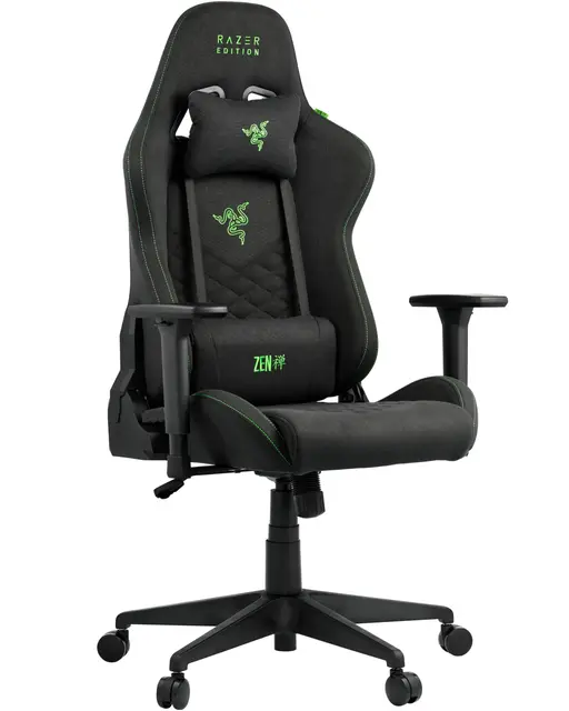 Chaise gaming Razer Tarok Natrix Cloth Design by Zen Noir et Vert