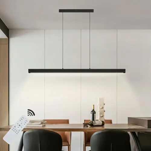 senfay lámpara colgante led 36w negra