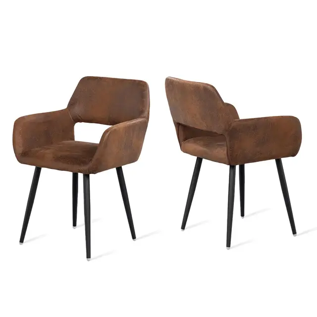furnish 1 cromwell brown set 2 sillas