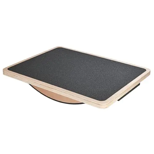 Tabla de Equilibrio, de Madera Antideslizante, Balance Board para Fisioterapia, Entrenador de Equilibrio para Estabilidad, Adultos y Entrenamiento de Core