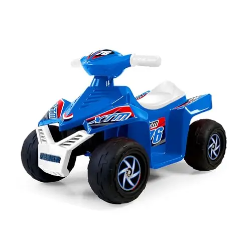 FEBER Quad CE-Blue 6V Vehículo Eléctrico Infantil