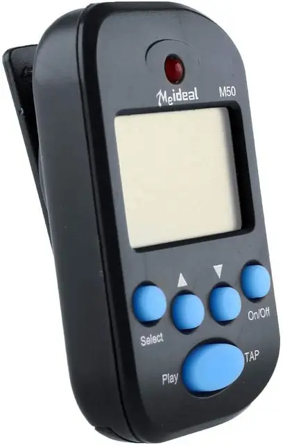gearmax n013 metrónomo digital de