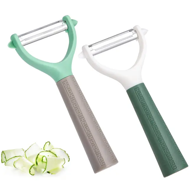 euqvunn 2pcs pelador verde acero
