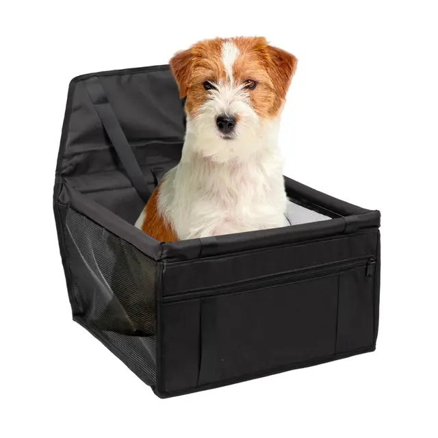 Asiento de Coche Impermeable y Transpirable para Mascotas - Seguro y Duradero, Ideal para Perros y Gatos hasta 8 kg - Fácil Instalación en Vehículos