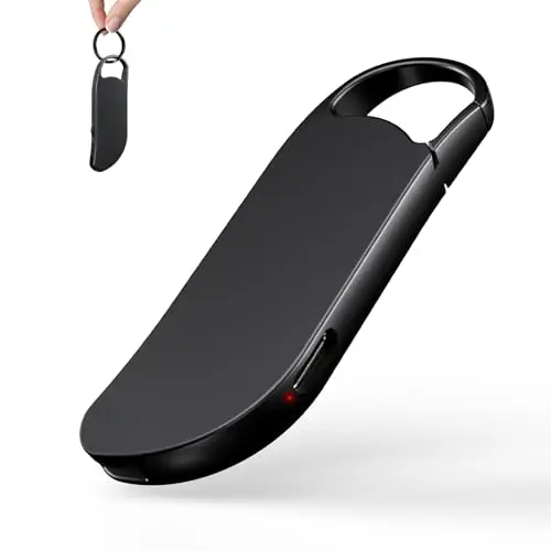 64GB Grabadora de Voz, Clooissr Grabadora Voz Digital 1536Kbps con Activada y Reducción de Ruido, Mini Grabadora de Voz Portátil para Clases Reuniones Entrevistas