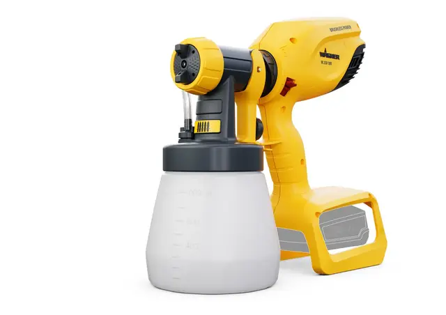 WAGNER Sistema de pulverización de Pintura con batería Wood&Metal Sprayer W 250 18V (Batería y Cargador NO INCLUIDOS) para Pinturas de Madera y Metal, depósito 800 ml