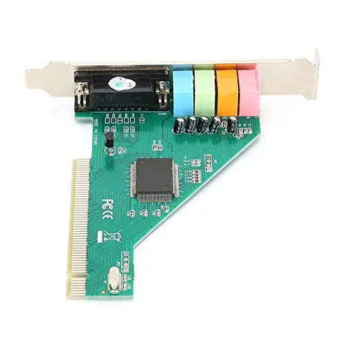 Tbest Tarjeta de Sonido PCI Canal 4. 1 para computadora de Escritorio Interno Karte Estéreo Surround CMI8738